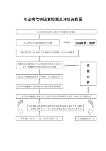 职业病危害因素检测及评价流程图