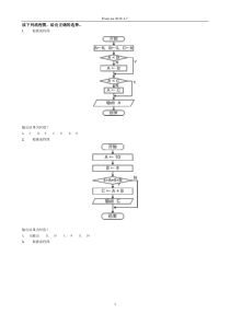 读下列流程图
