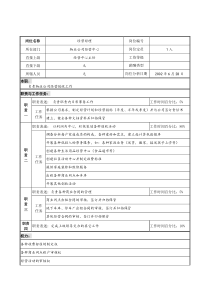 明达集团物业公司经营中心经营经理职务说明书