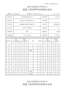 表57道路工程回弹弯沉检验报告K14“加”000～K15“加”000右幅(1)