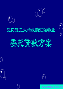 沈阳理工大学收购汇强物业委托贷款方案