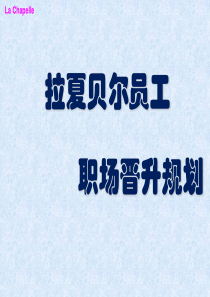 范惠清之-拉夏贝尔员工职场晋升规划-(7月份)