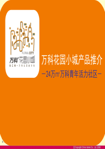 万科花园小城产品推介会报告-24万㎡万科青年活力社区(3