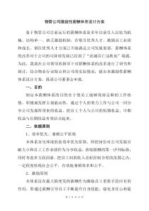 物业公司薪酬体系改革方案