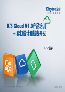 K3CloudV10BOS技术开发培训_套打设计和报表开发