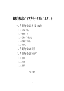 清理行政许可登记表（1）