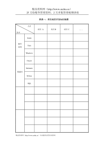 IT项目管理-2.28附表一：项目成员开发知识地图