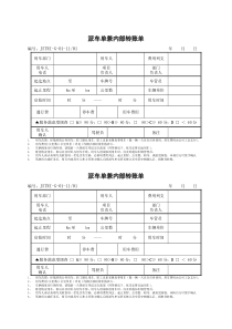 《车辆管理规定》表单