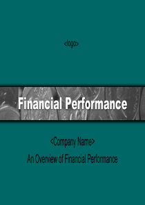 【管理表格】financialperformance