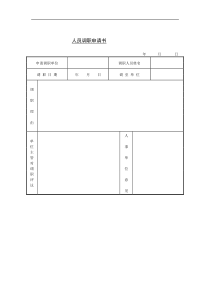 人力资源管理报表10