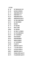 物业客服管理方案