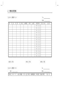 企业管理表格物料管理A横表格