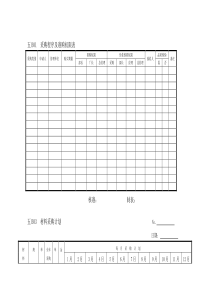 企业管理表格物料管理B横表格