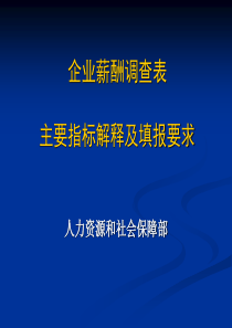 企业薪酬调查表