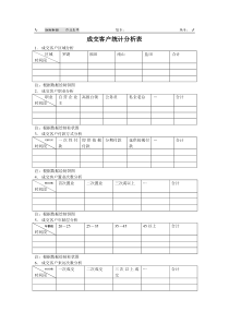 成交客户统计分析表