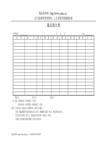 盘点统计表