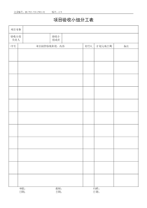 QR-PSZ-710-ZN03-01项目验收小组分工表