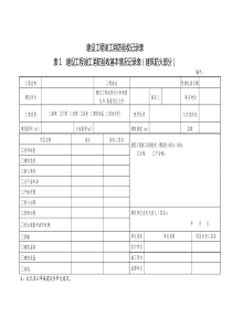 单位验收自验表