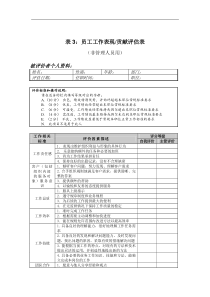 员工-表现&贡献评估表（DOC 2页）