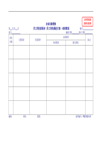 员工岗位素质表(2)