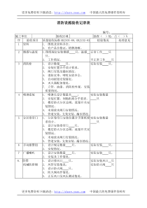 消防设施验收记录表1