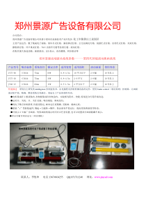 郑州景源数字滚轴代销价格表doc-郑州灯箱制作_郑州灯箱