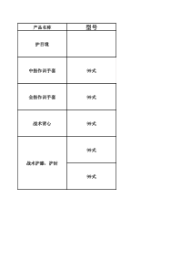 销售价格咨询表