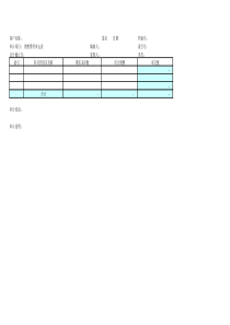 销售费用月发生额表1