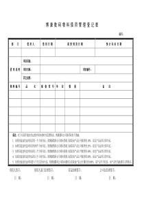 附件13-1-1物料借用管理登记表