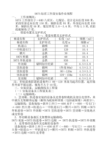 5875综采工作面安装作业规程