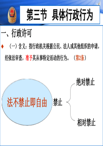 重庆警院《行政法》课件第4章  行政行为-3具体行政行为