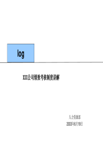 绩效考核制度讲解PPT33页 