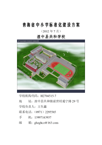 共和初中标准化建设方案