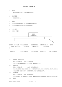 应急分队工作规程