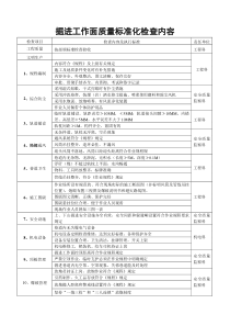 掘进工作面质量标准化检查内容1