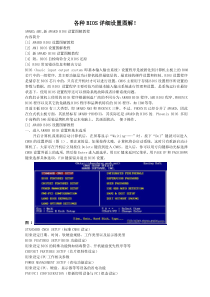 各种BIOS详细设置图解