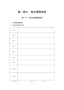 物业管理表格-122页