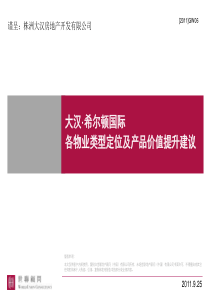 物业类型定位及产品价值提升建议