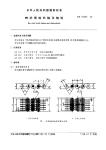 GB10855-89传动用齿形链及链轮