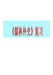 九年级下册名著导读《儒林外史》练习课件