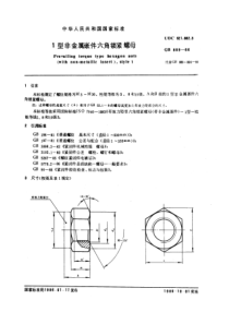 GB889-861型非金属嵌件六角锁紧螺母