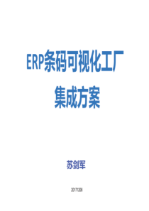 ERP条码可视化工厂集成方案