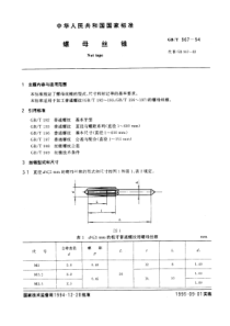 GB-T967-94螺母丝锥