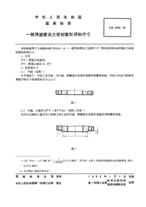 GB2556-81一般用途管法兰密封面型式和尺寸