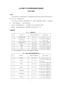 山东省氢气产品质量监督抽查实施细则（2022年版） 