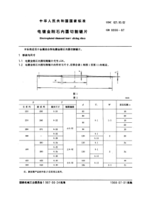 GB8066-87电镀金刚石内圆切割锯片