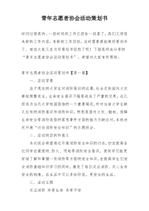 青年志愿者协会活动策划书