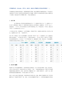 字符编码知识：Unicode、UTF-8、ASCII、GB2312等编码之间是如何转换