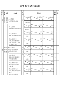 SOP稽核评分标准(09新查核表)(外区版)(2)