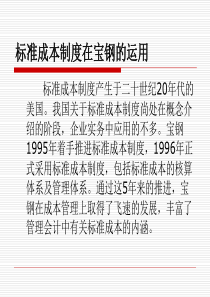 标准成本制度在宝钢的运用(2)